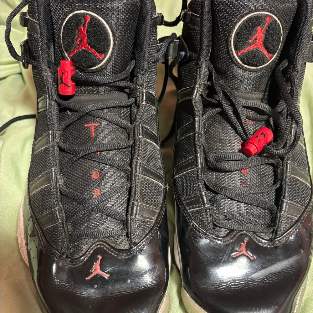 Black and Red Air Jordans